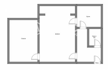 Двустаен апартамент, София, Разсадника, 621594, Снимка 1