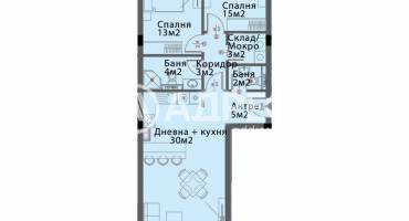 Тристаен апартамент, София, Модерно предградие, 660594, Снимка 4