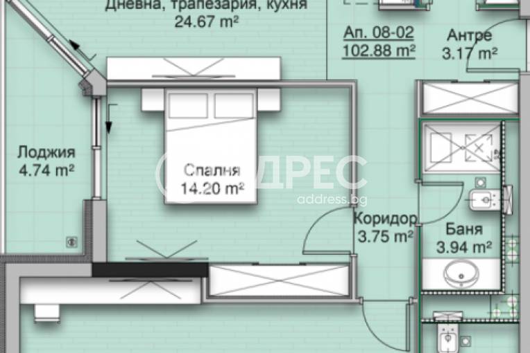Офис, София, Кръстова вада, 604595, Снимка 9