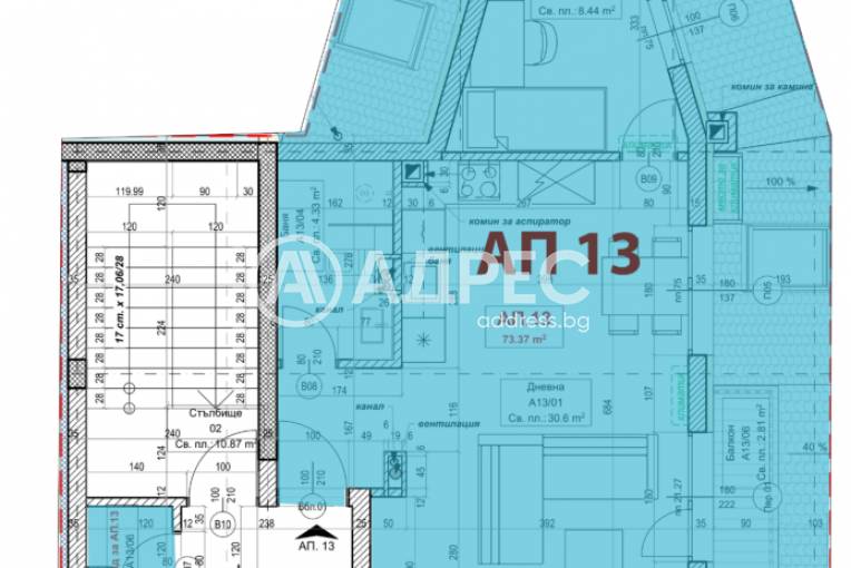 Тристаен апартамент, София, Овча купел 1, 623597, Снимка 2