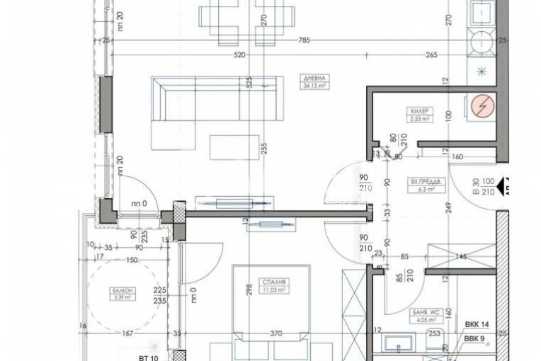 Двустаен апартамент, Варна, Владислав Варненчик, 669597, Снимка 2