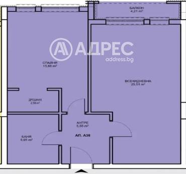 Двустаен апартамент, София, Овча купел, 702597, Снимка 1