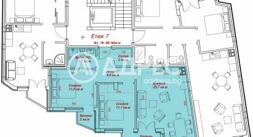 Многостаен апартамент, Варна, Операта, 664598, Снимка 15