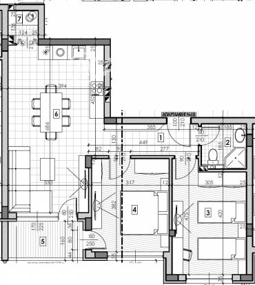 Тристаен апартамент, Шумен, Пазара, 684598, Снимка 1