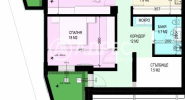 Многостаен апартамент, Панчарево, м. Детски град, 690598, Снимка 2