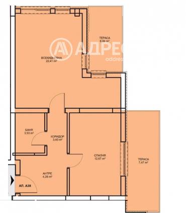 Двустаен апартамент, София, Овча купел, 702598, Снимка 1