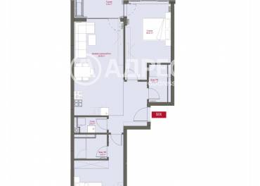 Тристаен апартамент, София, Манастирски ливади - изток, 668599, Снимка 1