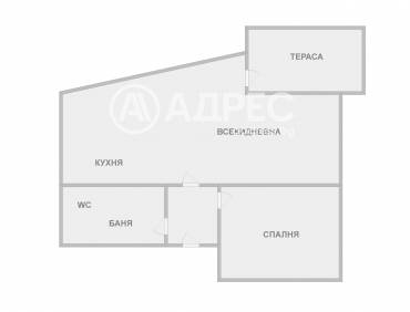 Двустаен апартамент, Варна, Гръцка махала, 681599, Снимка 1