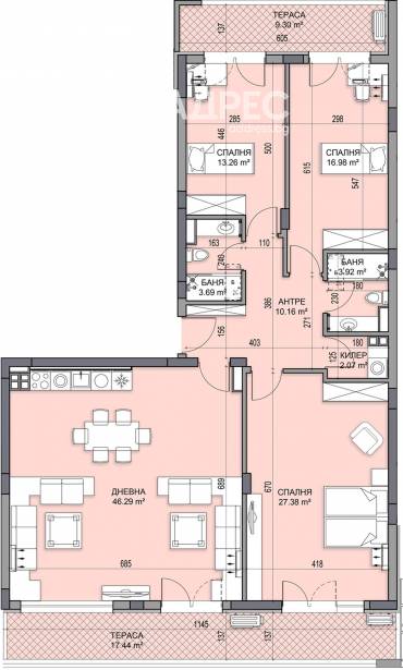 Многостаен апартамент, Пловдив, Гагарин, 665601, Снимка 1