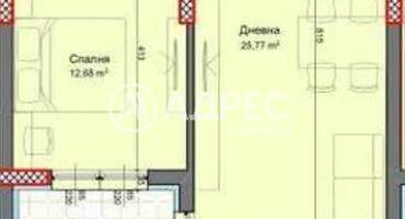 Двустаен апартамент, Варна, Виница, 693601, Снимка 5