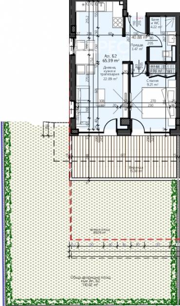 Двустаен апартамент, Бургас, Сарафово, 654603, Снимка 1