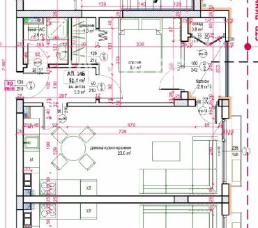 Двустаен апартамент, Бургас, Меден рудник - зона В, 684603, Снимка 1