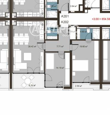 Тристаен апартамент, София, Малинова Долина, 666604, Снимка 1