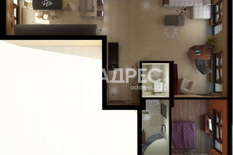 Двустаен апартамент, Приморско, 696604, Снимка 13
