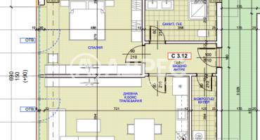 Двустаен апартамент, Русе, Здравец изток, 663605, Снимка 5