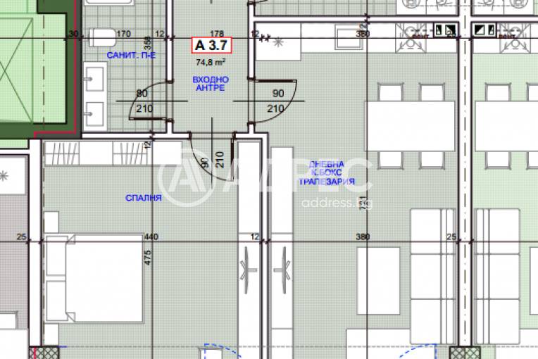 Двустаен апартамент, Русе, Здравец изток, 663605, Снимка 3