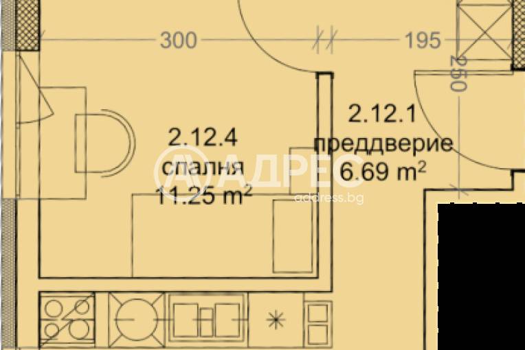 Тристаен апартамент, Варна, Младост 1, 671606, Снимка 2