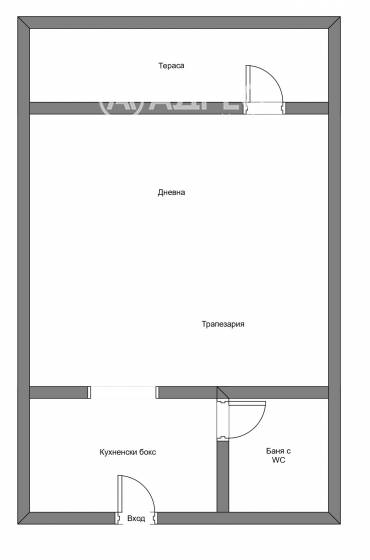Едностаен апартамент, София, Малинова Долина, 692606, Снимка 1