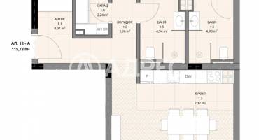 Тристаен апартамент, София, Овча купел, 671607, Снимка 2