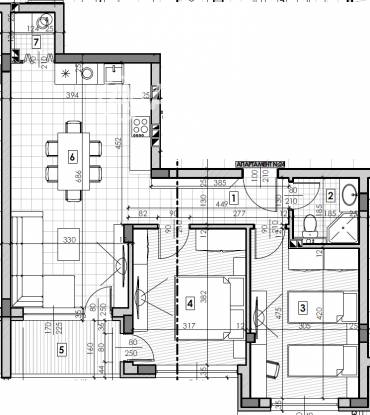 Тристаен апартамент, Шумен, Пазара, 684608, Снимка 1