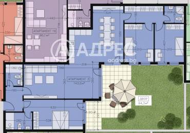 Многостаен апартамент, София, Манастирски ливади - изток, 655609, Снимка 1