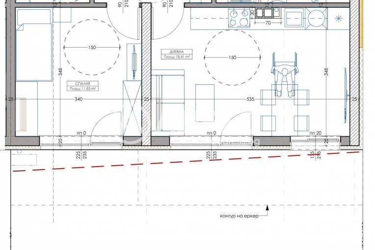 Двустаен апартамент, Варна, Владислав Варненчик, 669609, Снимка 6