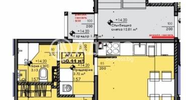 Двустаен апартамент, Ямбол, Христо Ботев, 702609, Снимка 3