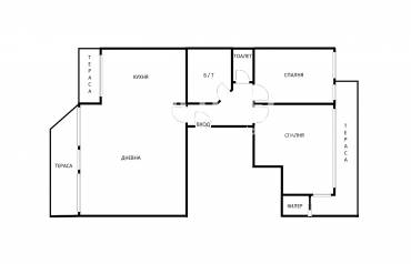 Тристаен апартамент, Варна, Идеален център, 679610, Снимка 1