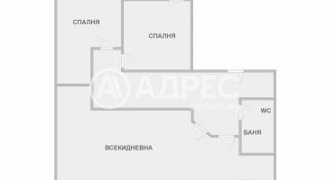 Тристаен апартамент, Варна, Лятно кино Тракия, 628612, Снимка 4