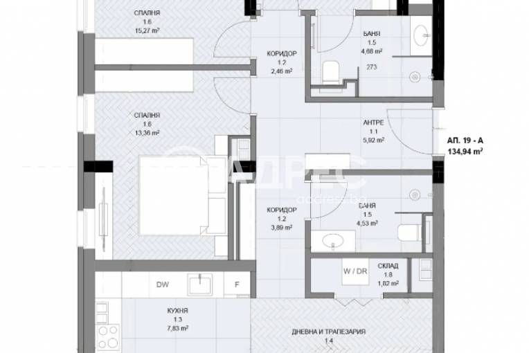 Многостаен апартамент, София, Овча купел, 671614, Снимка 2