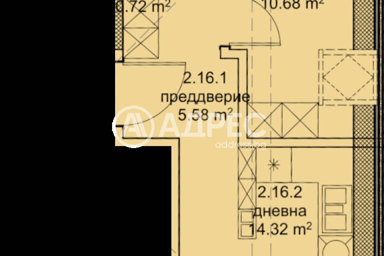 Двустаен апартамент, Варна, Младост 1, 671617, Снимка 2