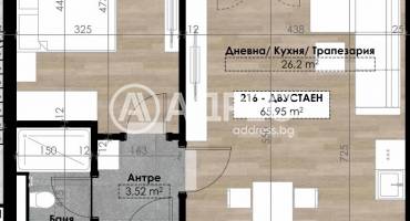 Двустаен апартамент, София, Витоша, 648619, Снимка 4