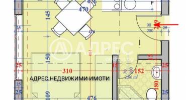 Едностаен апартамент, Кранево, 672619, Снимка 2