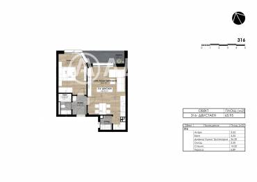 Двустаен апартамент, София, Витоша, 680619, Снимка 1