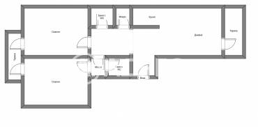 Тристаен апартамент, София, Сердика, 657623, Снимка 1