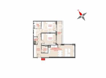 Тристаен апартамент, София, Манастирски ливади - изток, 688624, Снимка 1