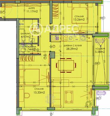 Тристаен апартамент, Пловдив, Тракия, 662625, Снимка 1