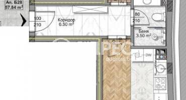 Двустаен апартамент, София, Овча купел, 694626, Снимка 1