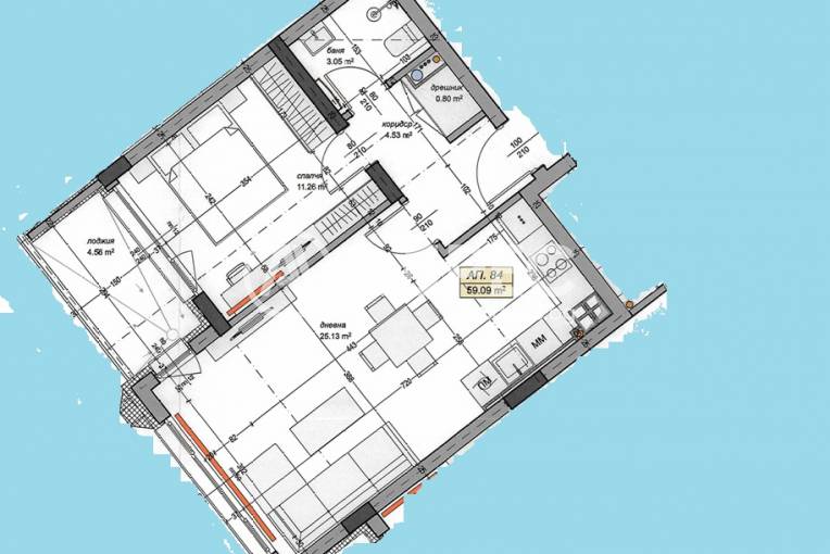 Двустаен апартамент, София, Младост 4, 678628, Снимка 2