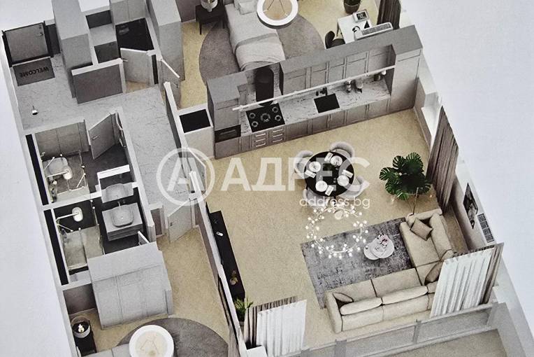 Тристаен апартамент, Варна, Кайсиева градина, 644629, Снимка 14