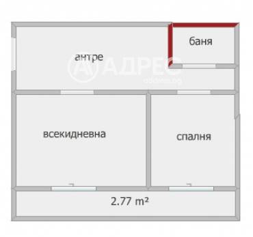 Двустаен апартамент, Стара Загора, Железник- запад, 690629, Снимка 1
