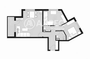 Тристаен апартамент, София, Овча купел, 682630, Снимка 1