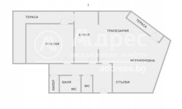 Многостаен апартамент, Варна, Окръжна болница, 615631, Снимка 1