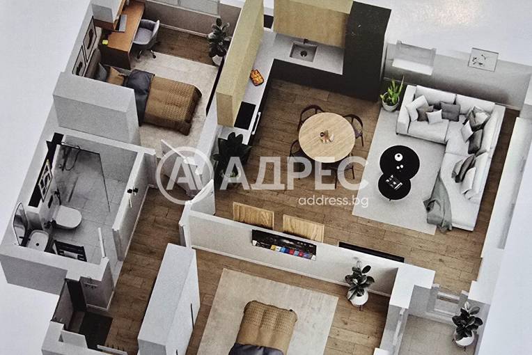 Тристаен апартамент, Варна, Кайсиева градина, 644631, Снимка 9