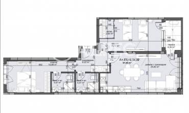 Тристаен апартамент, Пловдив, Тракия, 702631, Снимка 1