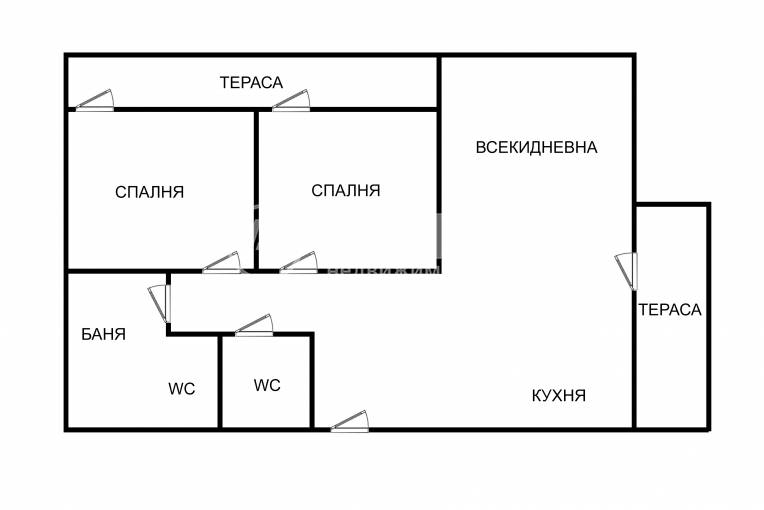 Тристаен апартамент, Варна, к.к. Златни Пясъци, 590634, Снимка 4