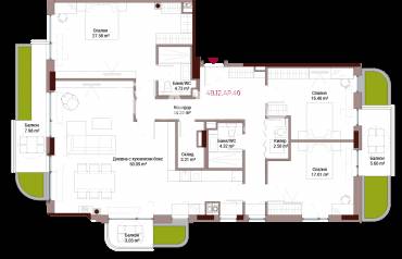 Многостаен апартамент, София, Хладилника, 645634, Снимка 1