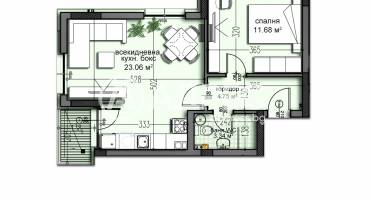 Двустаен апартамент, Варна, Изгрев, 658634, Снимка 5