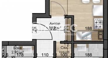 Тристаен апартамент, София, Овча купел, 683634, Снимка 1