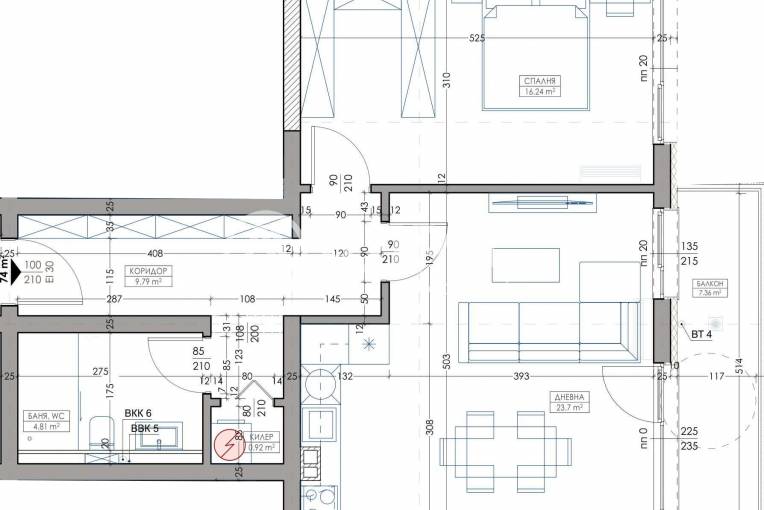 Двустаен апартамент, Варна, Владислав Варненчик, 669637, Снимка 1